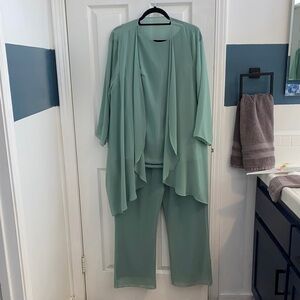 Duster & Pants Set 3pc